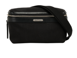 Bum Bag, Canvas/Leather, Black, 1018, 3*